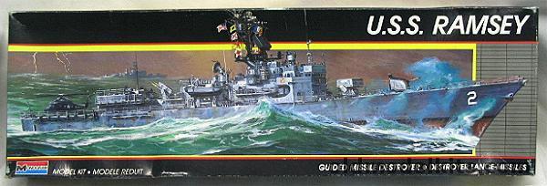 Monogram 1/310 USS Ramsey DDG2, 3011 plastic model kit